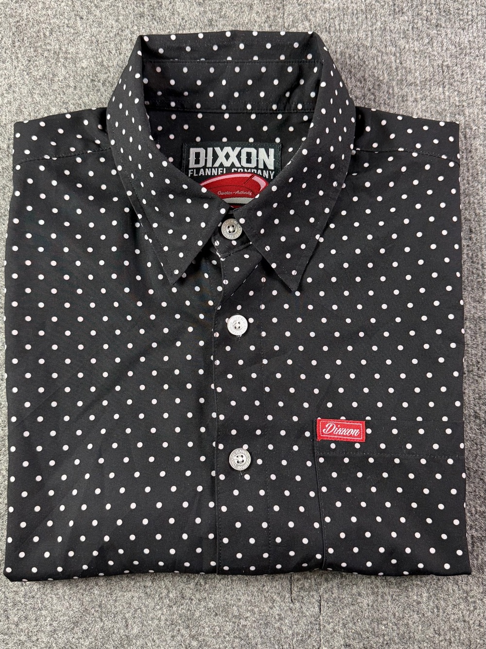Dixxon Flannel Company The Milton Men’s S/S Concealed Button Down Shirt Size L